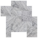 Silver Sky Leather Marble (French Pattern)