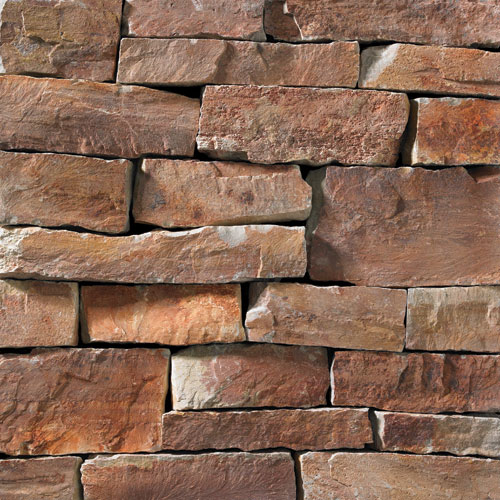 Chilton Red Ledge Veneer Thinstone Corners