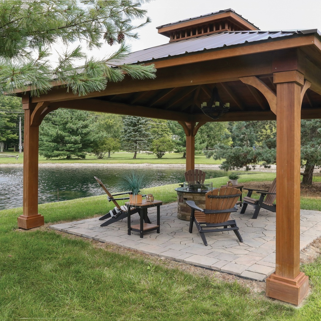Cascade Wood Pavilion 18' x 18'