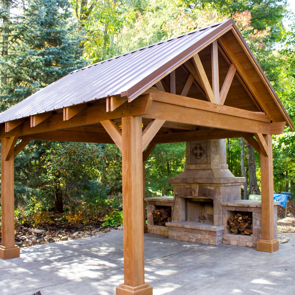 Breckenridge Wood Pavilion 10' x 14'