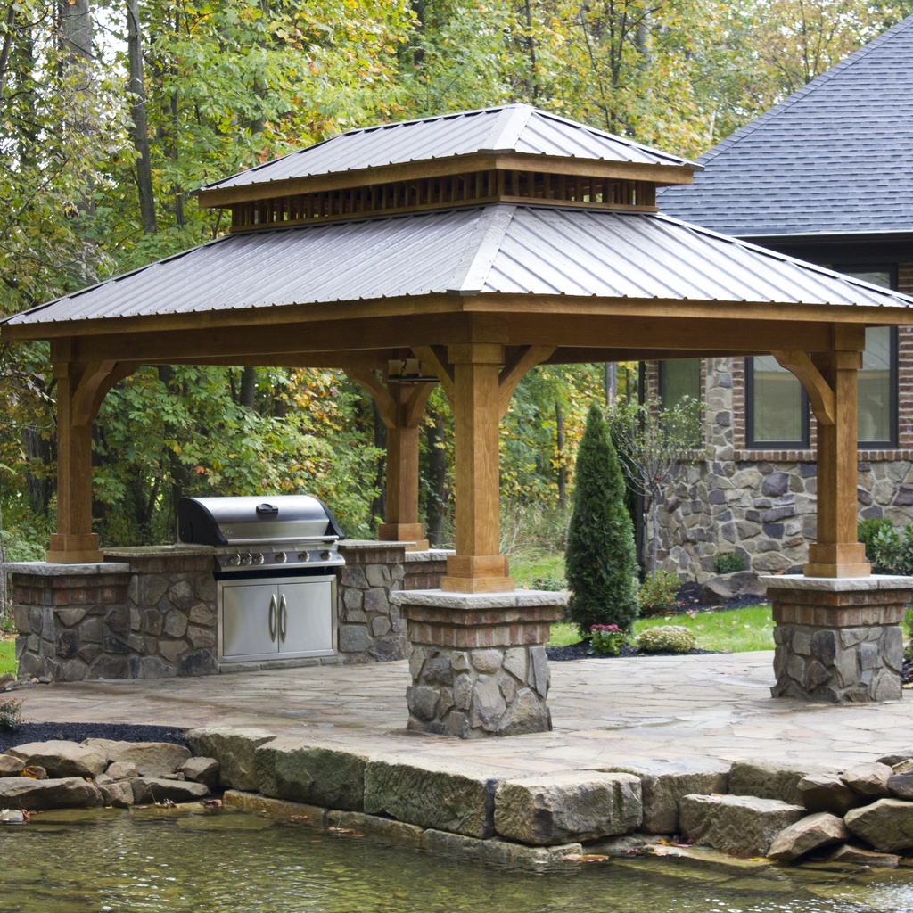 Cascade Wood Pavilion 14' x 16'