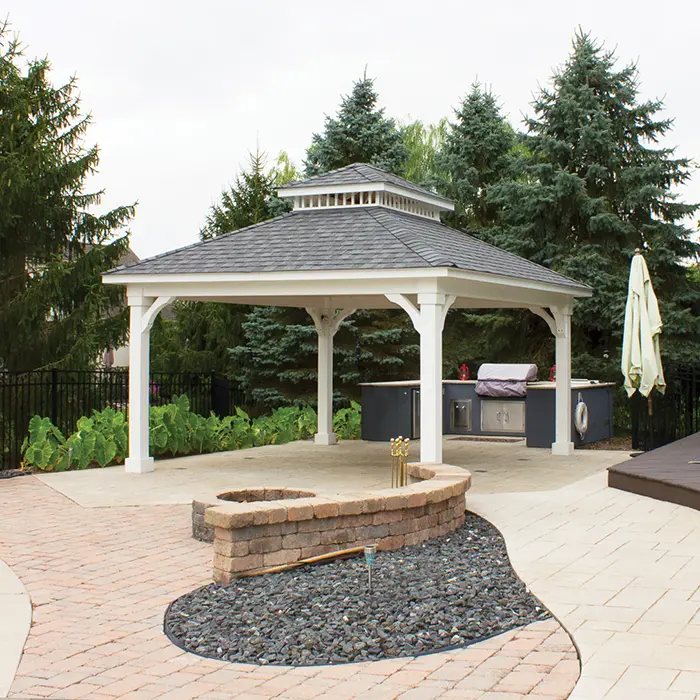 Cascade Wood Pavilion 12' x 16'