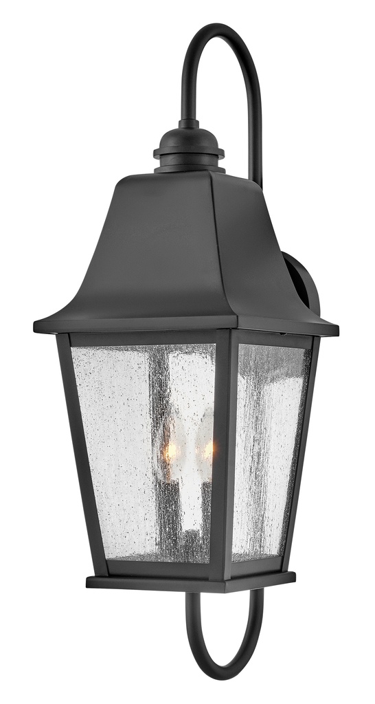 Hinkley Kingston Large Wall Mount Lantern (10014BK)