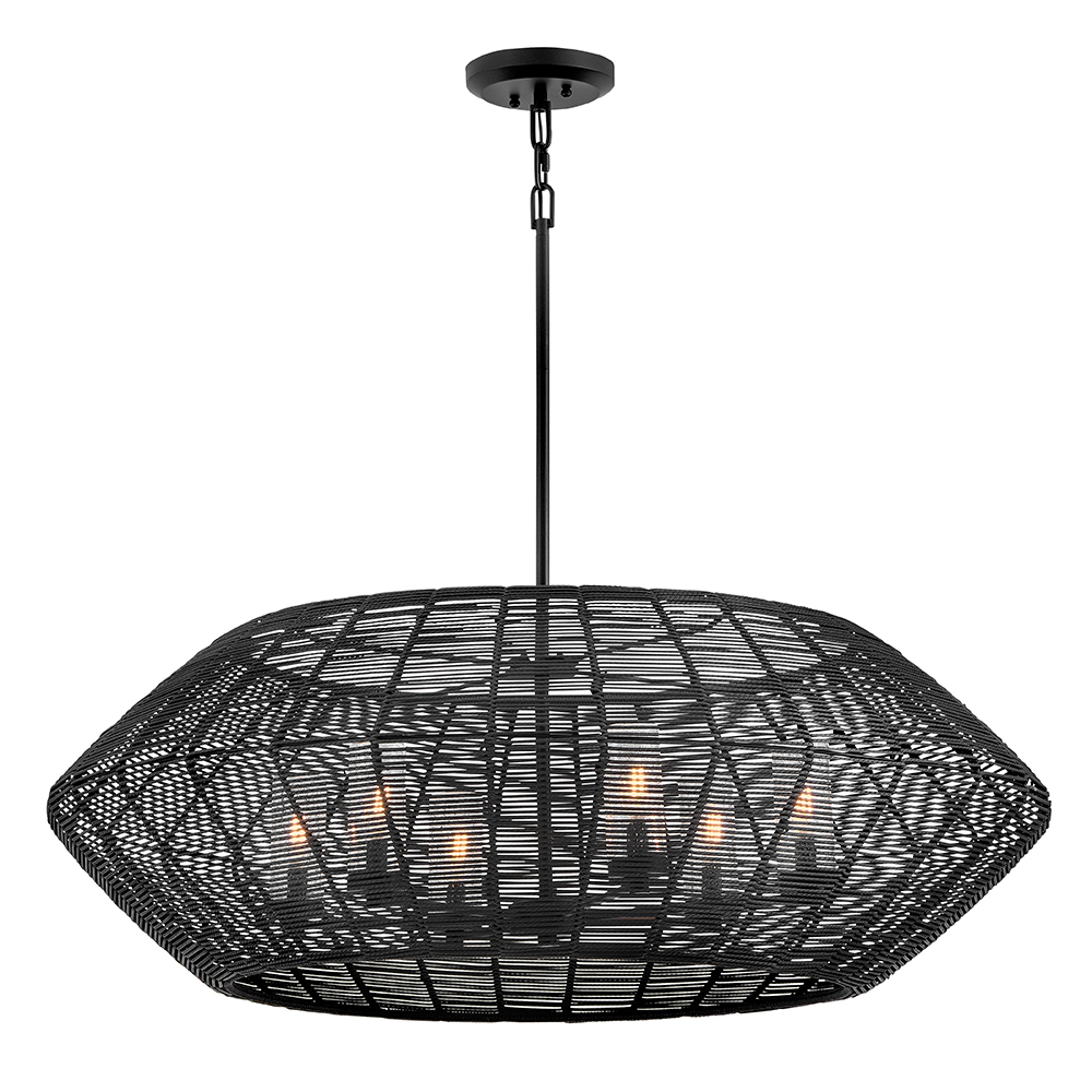 Hinkley Luca Large Chandelier (10386BK)