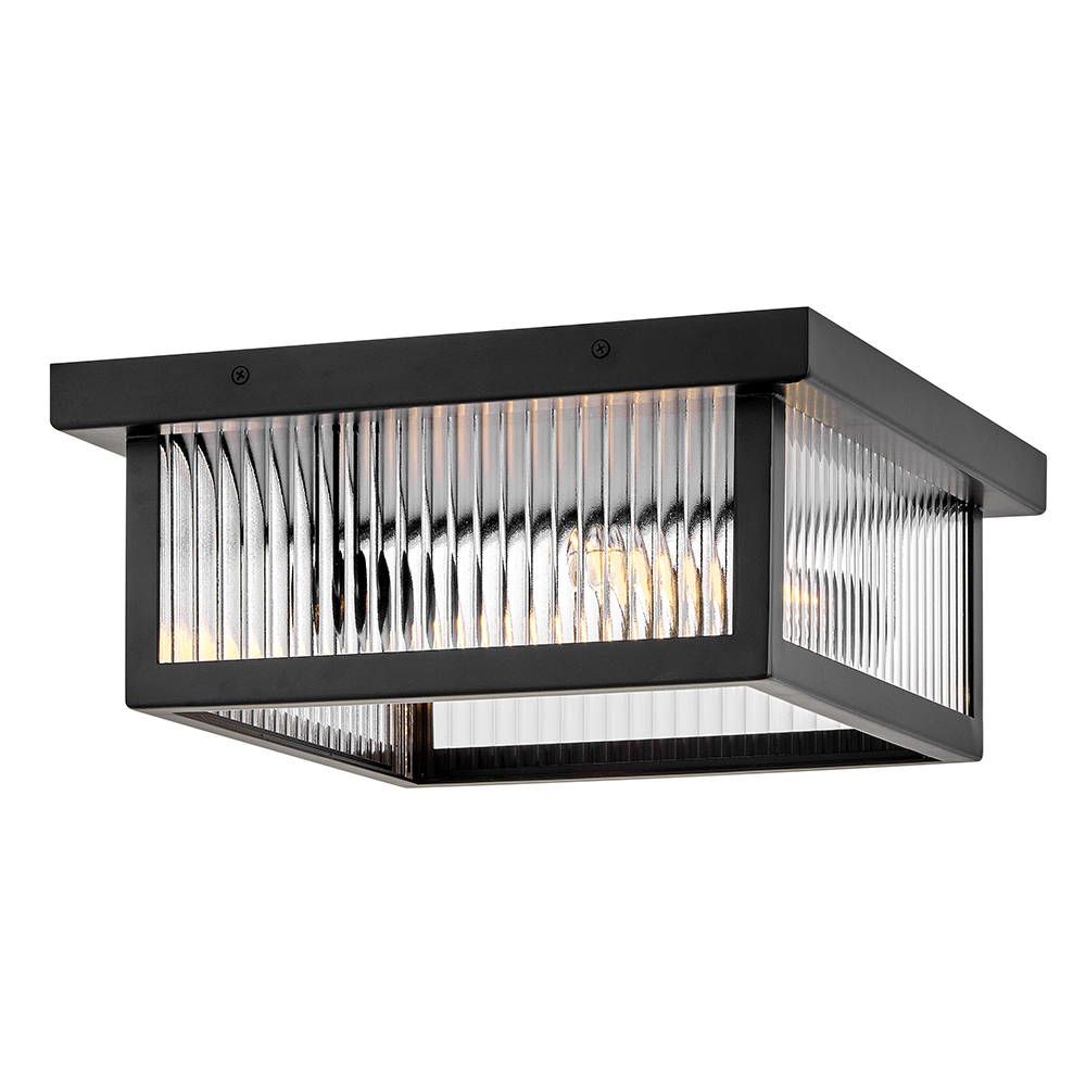 Hinkley Torrent Medium Flush Mount (10603BK)