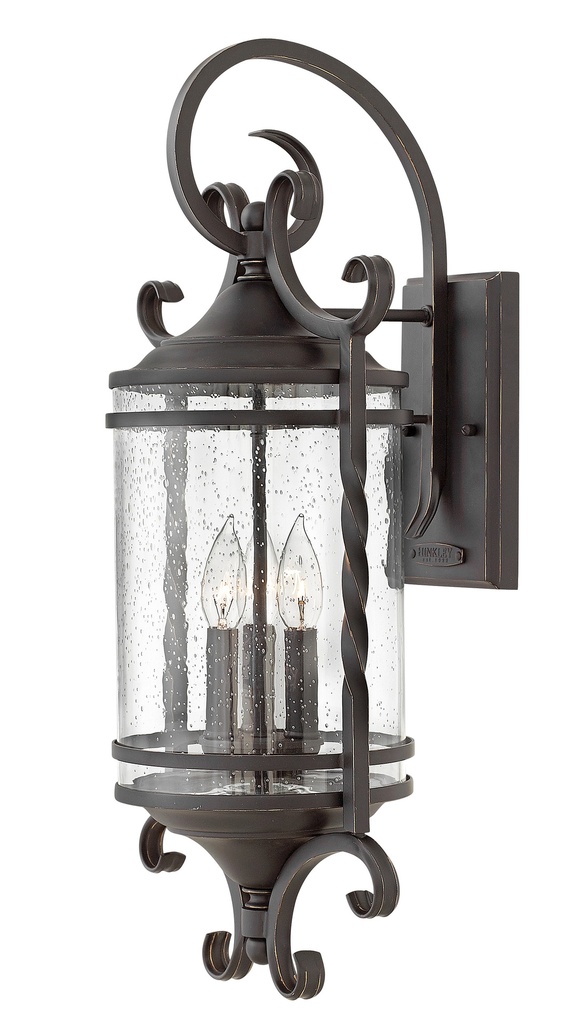 Hinkley Casa Extra Large Wall Mount Lantern (1148OL-CL)