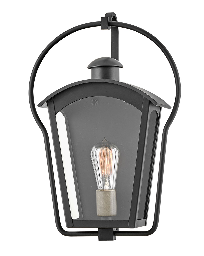 Hinkley Yale Medium Wall Mount Lantern (13300BK)