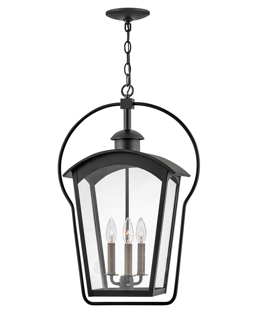 Hinkley Yale Large Hanging Lantern (13302BK)