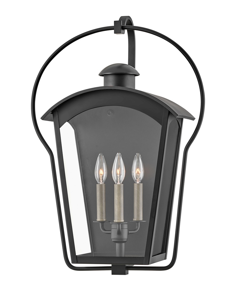 Hinkley Yale Large Wall Mount Lantern (13303BK)