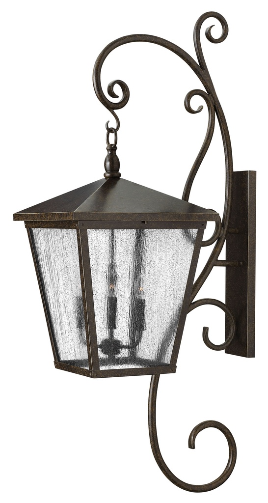 Hinkley Trellis Grande Wall Mount Lantern with Scroll (1439RB)