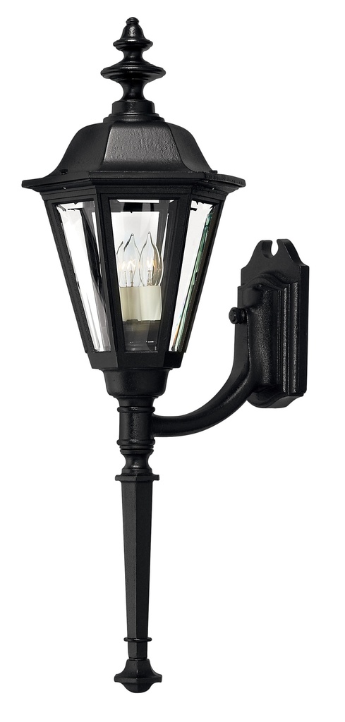 Hinkley Manor House Large Wall Mount Lantern with Tail (1440BK)