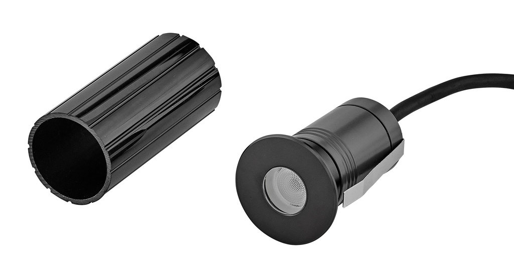 Hinkley Sparta - Dot Large Stainless Steel LED Round Button Light (15075SSB)