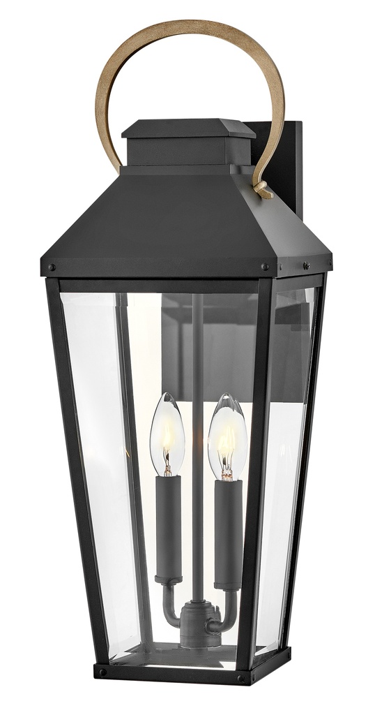 Hinkley Dawson Medium Wall Mount Lantern (17504BK)