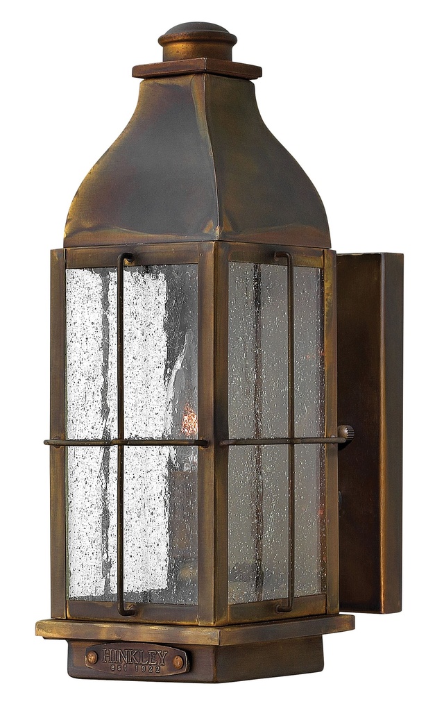 Hinkley Bingham Small Wall Mount Lantern (2040SN)
