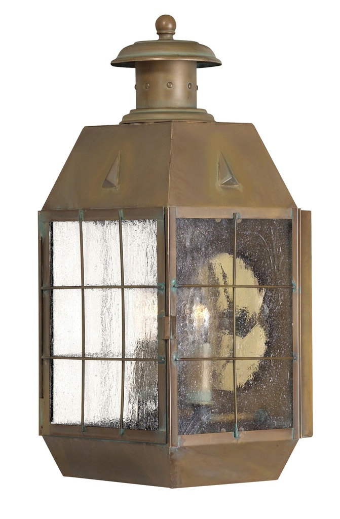 Hinkley Nantucket Large Wall Mount Lantern (2374AS)