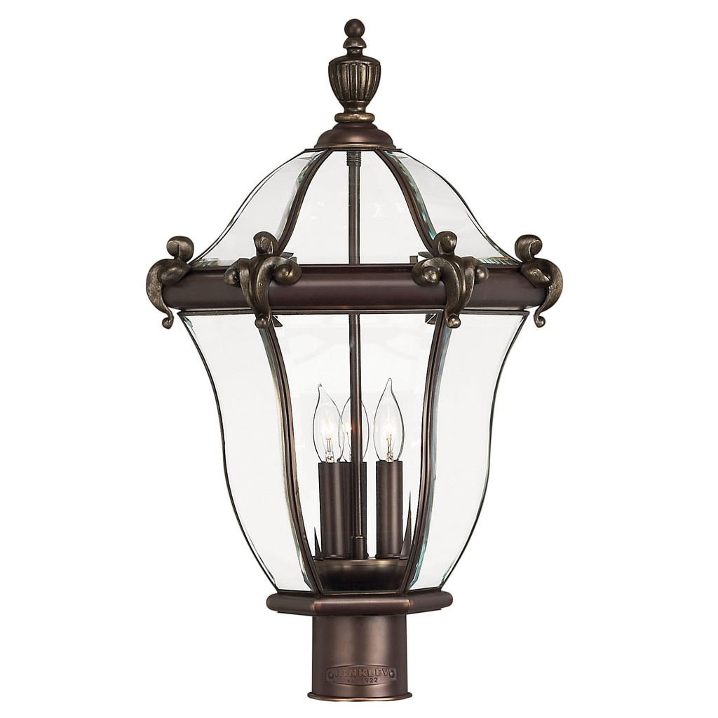 Hinkley San Clemente Large Post Mount Lantern (2441CB)