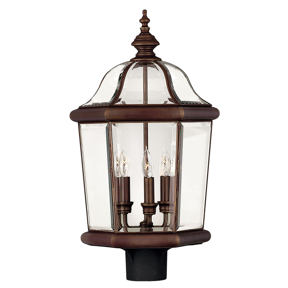 Hinkley Augusta Large Post Mount Lantern (2451CB)
