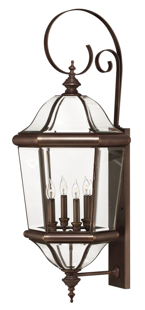 Hinkley Augusta Extra Large Wall Mount Lantern (2456CB)