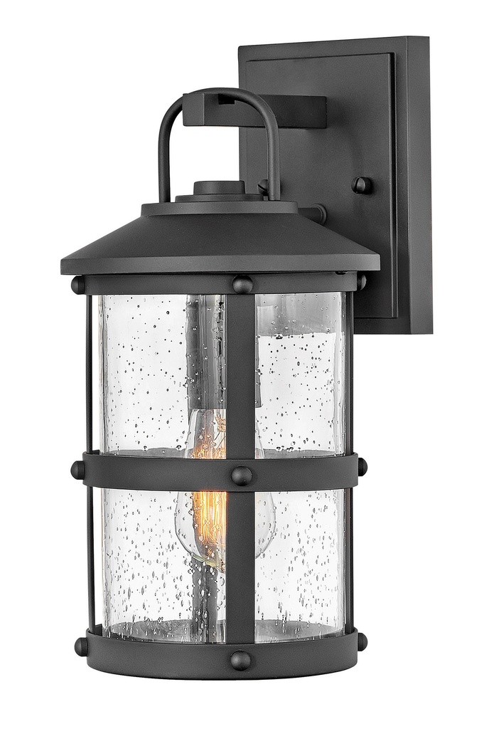 Hinkley Lakehouse Small Wall Mount Lantern (2680BK)