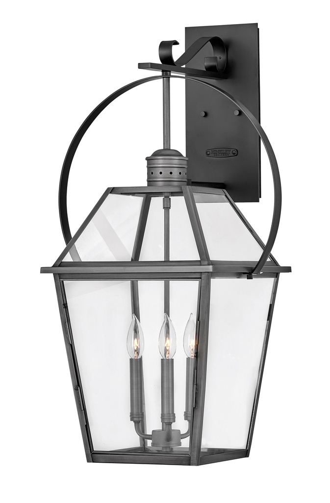 Hinkley Nouvelle Extra Large Wall Mount Lantern with Yoke (2778BLB)