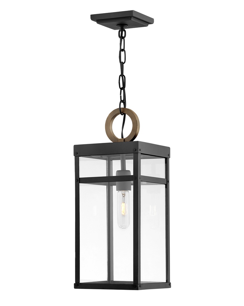 Hinkley Porter Medium Hanging Lantern (2802BK-LL)