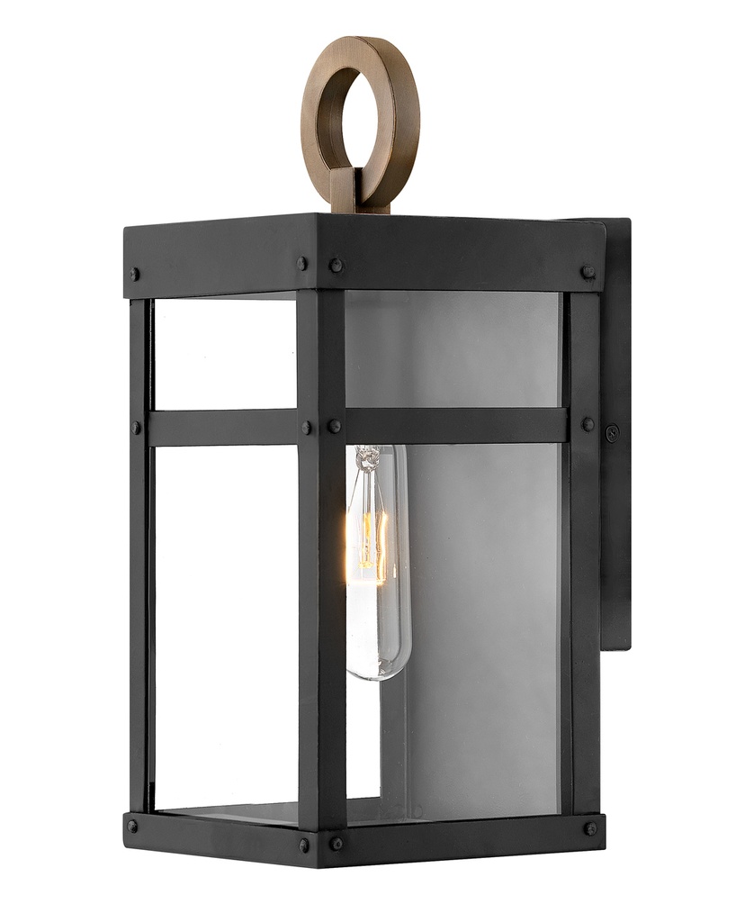 Hinkley Porter Extra Small Wall Mount Lantern (2806BK-LL)