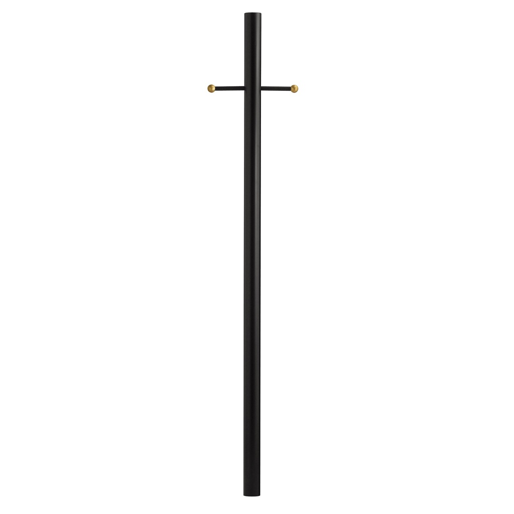 Hinkley 7ft Post with Ladder Rest, Photocell, and Ground Outlet 7' Direct Burial Post with Accessories (6667TK)