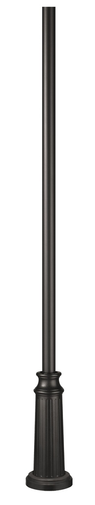 Hinkley 8ft Post with Decorative Base 8' Surface Mount Post (6808BK)