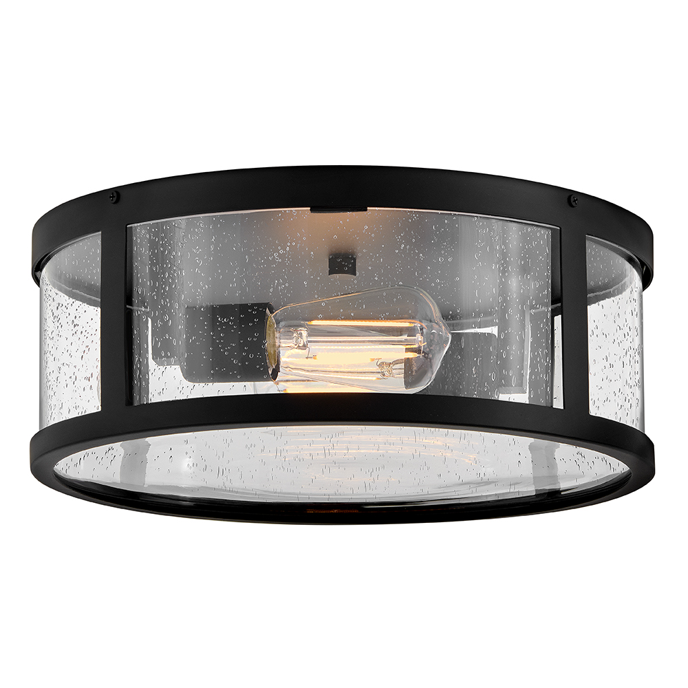 Lark Alfie Medium Flush Mount (82053BK)