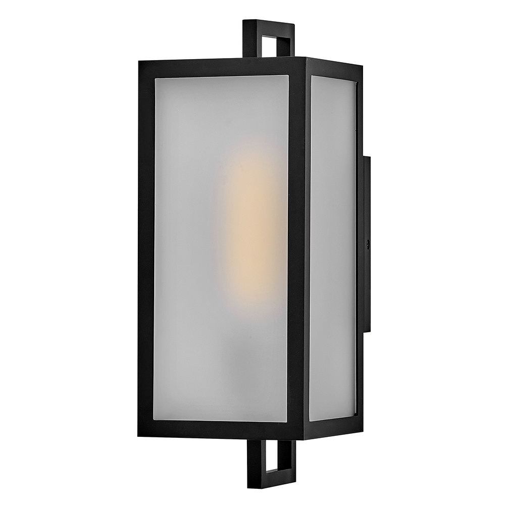 Lark Halden Small Wall Mount Lantern (82070BK)