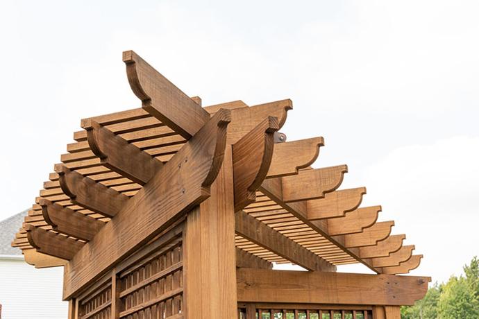 Alcove 12' Wood Pergola
