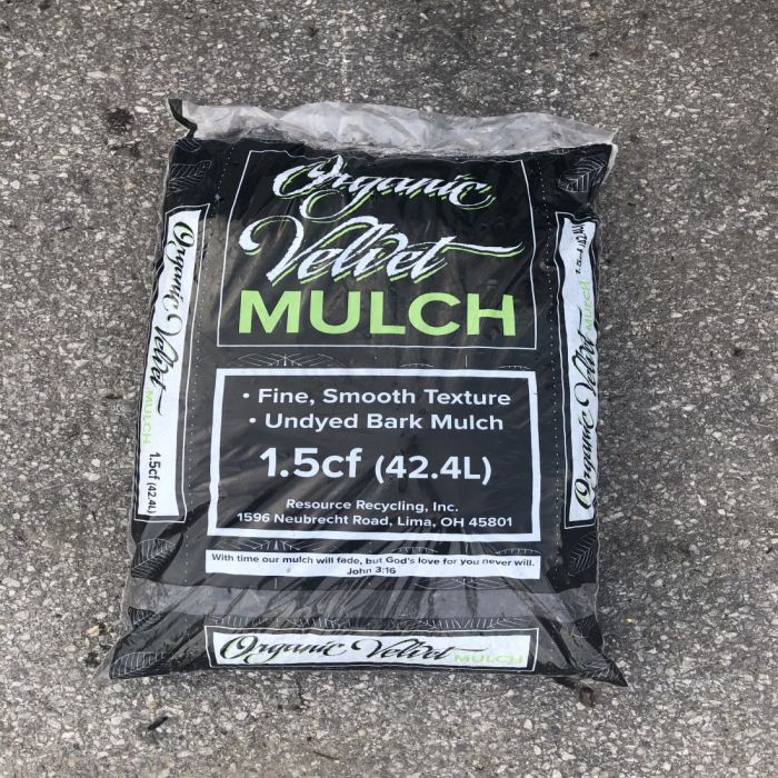 Natural Brown Double Shredded Bark Hardwood Mulch 2 cf Bag