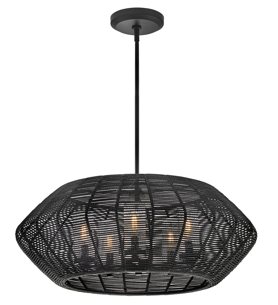 Hinkley Luca Medium Chandelier (10385BK)