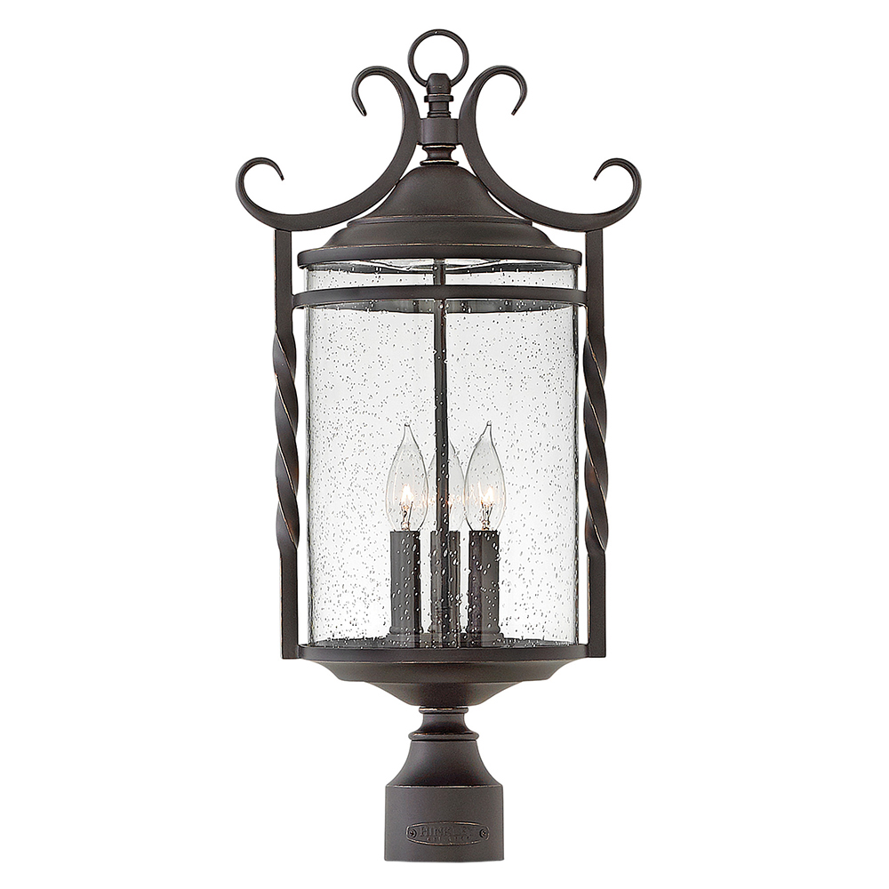 Hinkley Casa Large Post Mount Lantern (1141OL-CL)