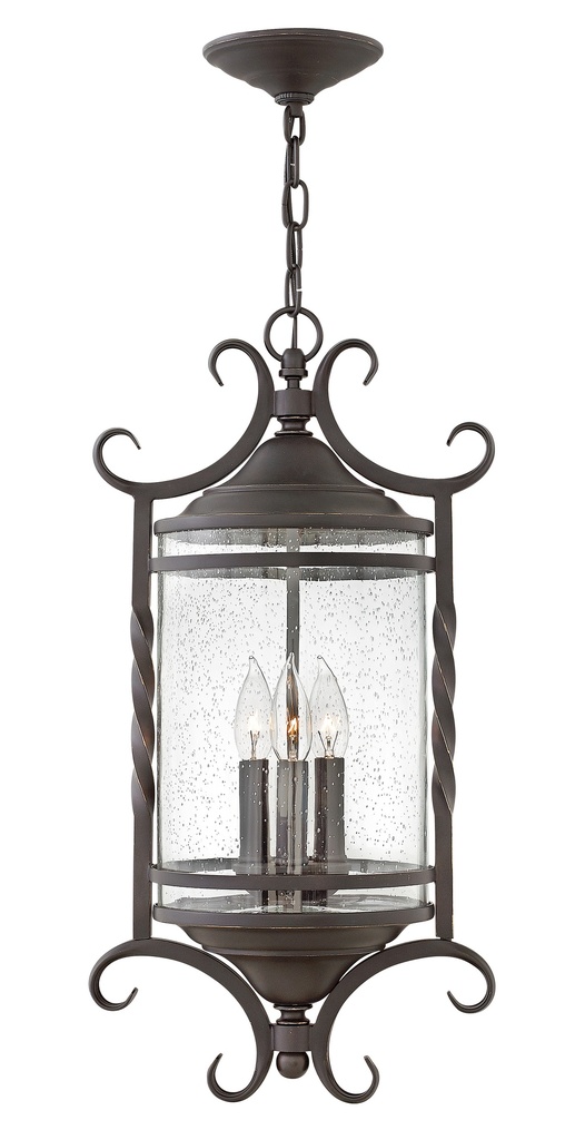 Hinkley Casa Large Hanging Lantern (1147OL-CL)
