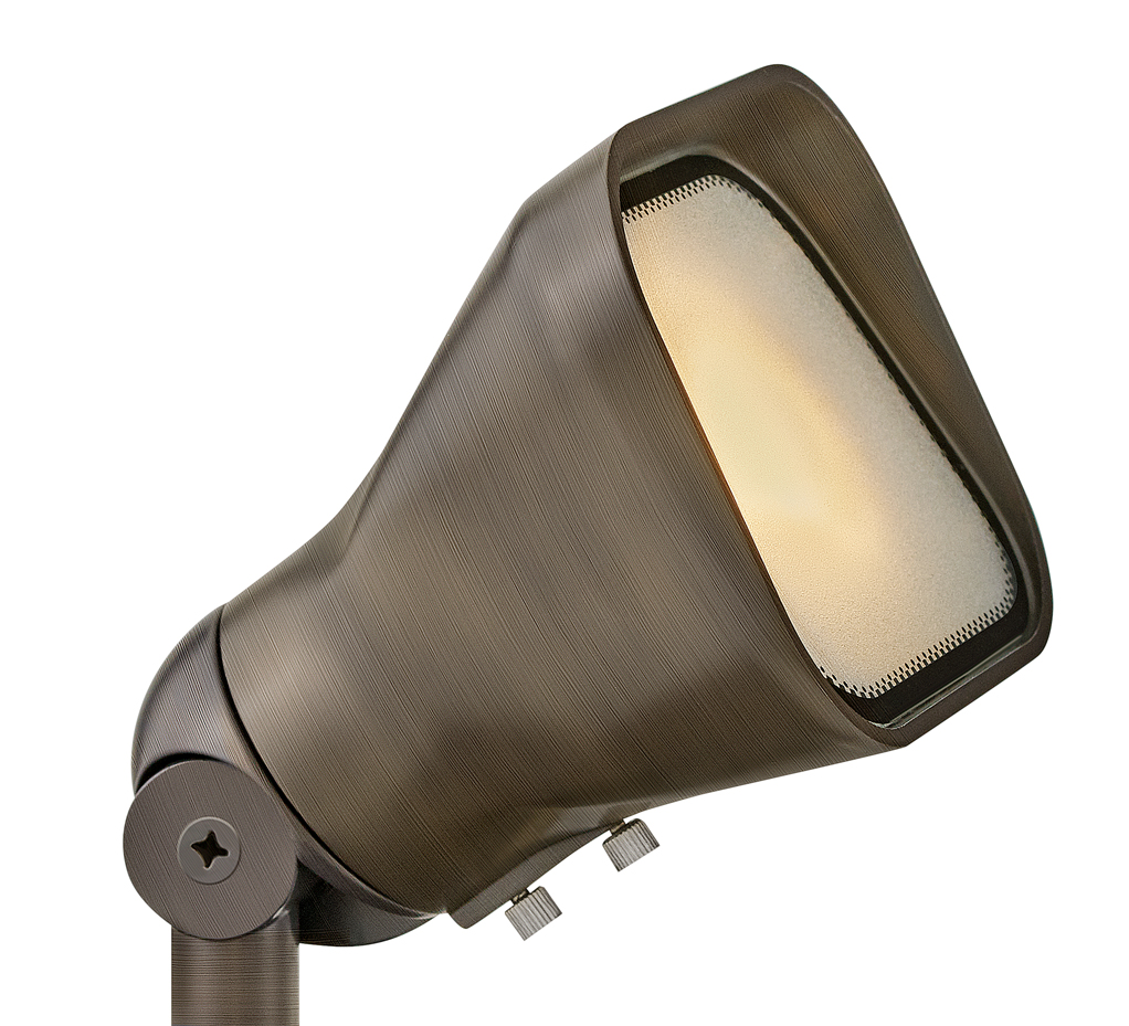 Hinkley Lumacore Accent Flood Light 12V Variable Output LED 3000K in Brass (15300MZ-LMA30K)