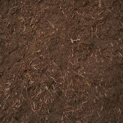 Natural Brown Double Shredded Bark Hardwood Bulk Mulch
