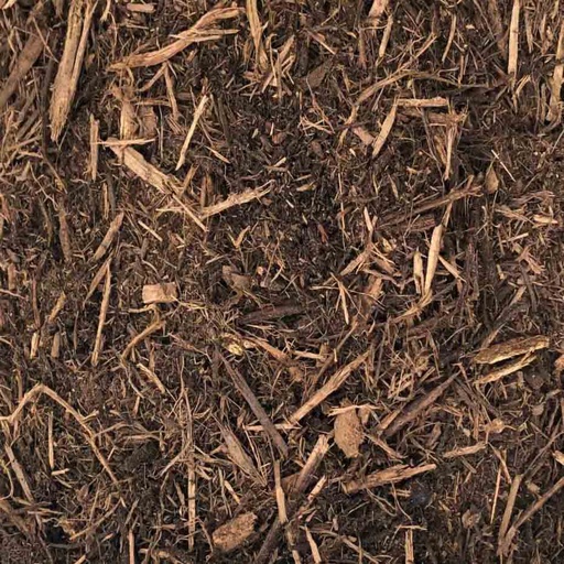 Natural Brown Double Shredded Bark Hardwood Bulk Mulch