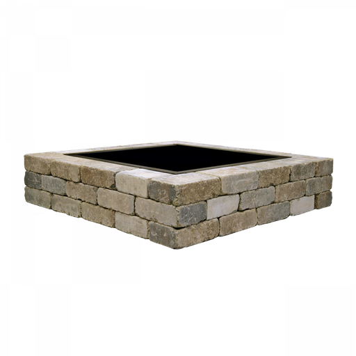 Sunset Square Fire Pit with Insert